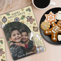 Foto de Natal de Halloween da Família Fofa