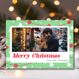 Cartão De Festividades Foto de natal doce de natal