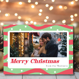 Cartão De Festividades Foto de natal doce de natal