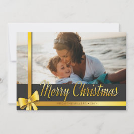 Cartão De Festividades Foto de Natal Editável