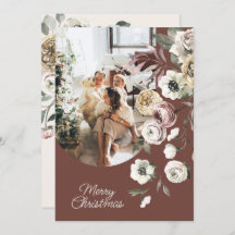 Foto de Natal Floral Personalizada