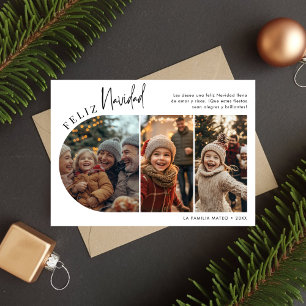 Cartão De Festividades Foto de Natal hispânico Feliz Navidad Arch