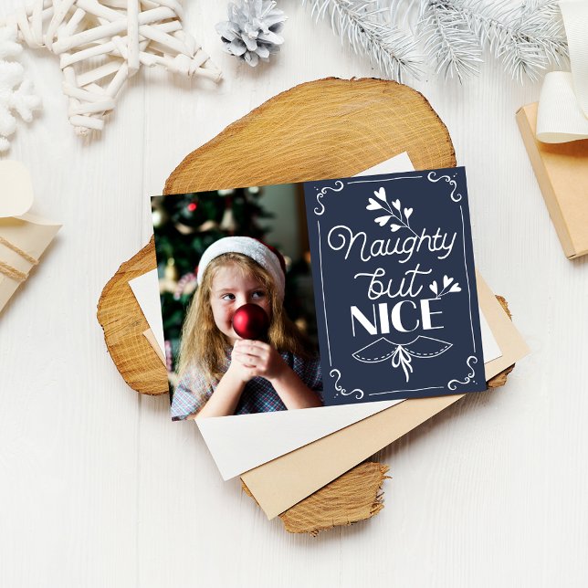 Cartão De Festividades Foto De Natal Idiota, Mas Bonita, Amiga (Criador carregado)