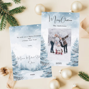 Cartão De Festividades foto de Natal inverno neve