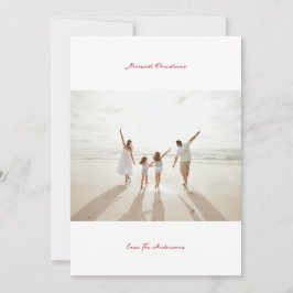 Cartão De Festividades foto de natal mais feliz do natal com tinta manusc