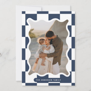 Cartão De Festividades Foto de Natal mínima do controlo moderno das ondas