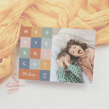 Foto de Natal Moderno e Colorida feliz