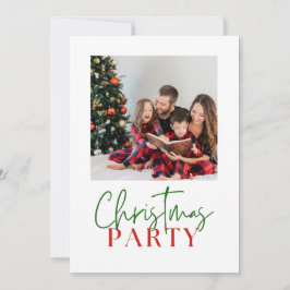 Cartão De Festividades Foto de Natal personalizável