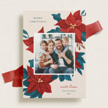 Foto de Natal Pintada de Poinsettias