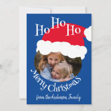 Foto de Natal Santa Hat Azul