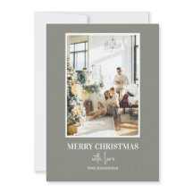 Foto de Natal Simples em Verde Sage