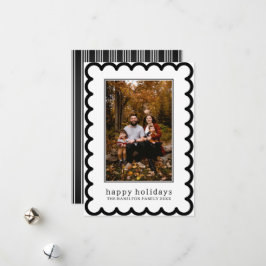 Cartão De Festividades Foto de Quadro Escalonado de Natal escalada