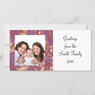 Cartão De Festividades Foto de Rosa