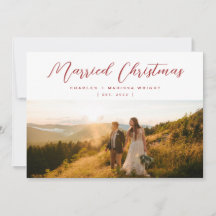 Foto de Script de Natal Casado Elegante Minimalist