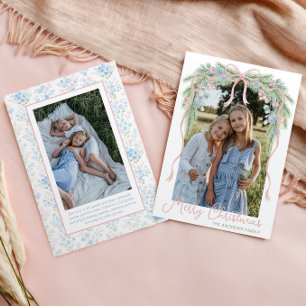 Cartão De Festividades Foto de troca do Arco de Natal do Avô-Milênio