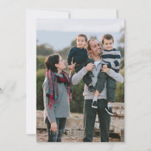 Cartão De Festividades Foto divertida da família Ti sua placa flexível