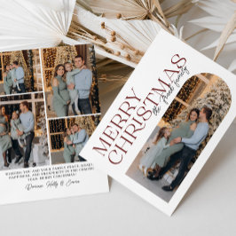 Cartão De Festividades Foto do Arco de Natal da Tipografia Moderna