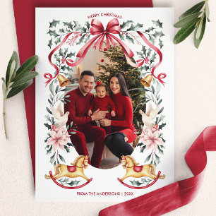 Cartão De Festividades Foto do Cavalo Fogueiro de Natal Botânico do Arco 
