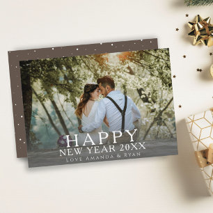 Cartão De Festividades Foto do Cheio Feliz ano novo 2023