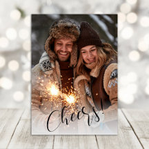 Foto do Feliz ano novo de animação de script moder