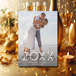 Cartão De Festividades Foto do Feliz ano novo moderno