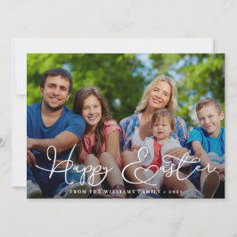 Cartão De Festividades Foto do Felz pascoa moderno