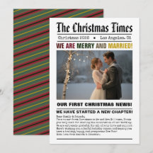 Foto do nosso primeiro estilo de jornal de Natal