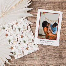 Foto do Padrão de Natal Russo e Bonito