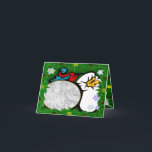 Cartão De Festividades Foto do Papai Noel<br><div class="desc">Cartão de Natal personalizável. Você pode usar sua própria foto no quadro e alterar texto,  fonte,  tamanho e cor,  assim como preferir</div>