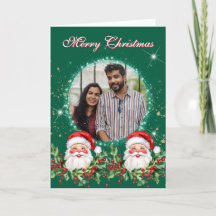 Foto do Papai Noel Alegre