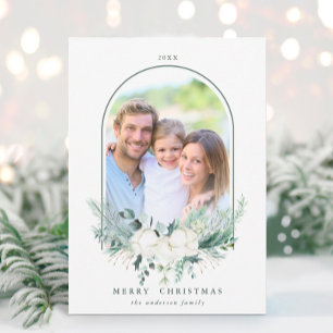 Cartão De Festividades Foto do Quadro Arranhado de Flor de Algodão