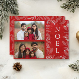 Cartão De Festividades Foto do Red Noel 2
