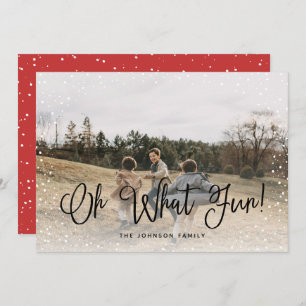 Cartão De Festividades Foto do Script 2 da Neve Moderna