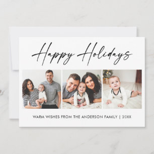 Cartão De Festividades Foto do Script 3 de Tinta Moderna de Caligrafia