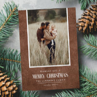 Foto do Solteiro de Natal Rustic Brown Winter