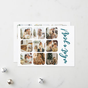 Cartão De Festividades Foto e texto personalizados para o ano 12