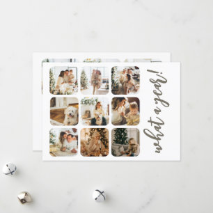 Cartão De Festividades Foto e texto personalizados para o ano 12