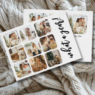 Cartão De Festividades Foto e texto personalizados para o ano 12