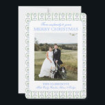 Cartão De Festividades Foto Egoísta de Natal do Grande Milênio Costeiro<br><div class="desc">Cartão de Férias Vintage de Natal Costeiro do Vovô do Milênio, em Watercolor. Este belo Cartões de foto de Natal apresenta a aquarela da terra natalícia com as luzes de Natal como quadro para uma foto. É perfeito se você está procurando por Cartões de foto de Natal clássicos, sulistas, do...</div>