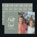 Cartão De Festividades Foto engraçada de pai de Golf<br><div class="desc">Pai de golfe,  moderna tipografia khaki verde e multifoto branca,  melhor pai por dia de os pais par. Natal ideal,  aniversário,  presente de Dia de os pais para ele.</div>