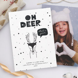 Cartão De Festividades Foto escandinava moderna de Deer Fun Pun Trendy