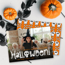 Foto Feliz de Halloween Espetacular com Caveiras e