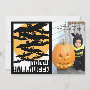 Cartão De Festividades Foto Feliz Halloween