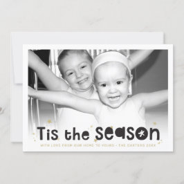 Cartão De Festividades FOTO HOLIDAY é a citação do ouro negro