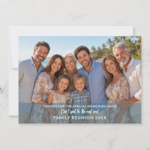 Cartão De Festividades Foto Horizontal ou Reunião de Família Panorâmica