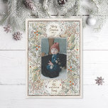 Cartão De Festividades Foto ilustrada do Woodland<br><div class="desc">Personalize com sua saudação ou mensagem para a época de feriados. Ilustração original de Becky Nimoy. Adicione fotos no verso ou exclua no editor para adicionar uma mensagem.</div>