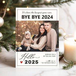 Cartão De Festividades Foto inicial do final de 2023 até o início de 2024