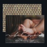 Cartão De Festividades Foto Inspiracional de Convicção Manuscrita Moderna<br><div class="desc">Uma tipografia moderna para esta coleção de cartões com fotos. Para personalizar com a sua imagem de família favorita. Você também pode mudar facilmente a cor da fonte ou do fundo geométrico de seu gosto.</div>