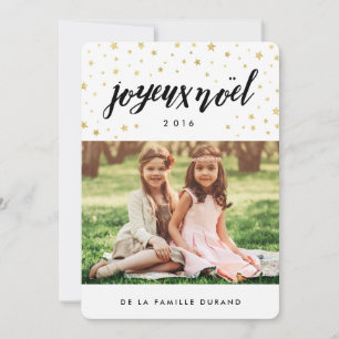 Cartão De Festividades Foto   Joyeux Noel de de noël dos cartes