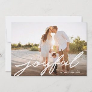 Cartão De Festividades Foto manuscrita manuscrita de Natal feliz